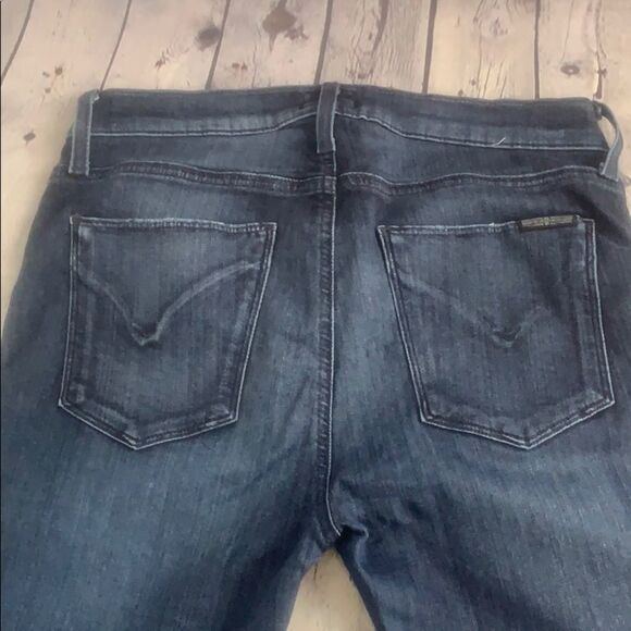 👖 Hudson Dark Wash Skinny Jeans - Size 28 - Distressed Very Soft & Stretchy - Picture 6 of 7